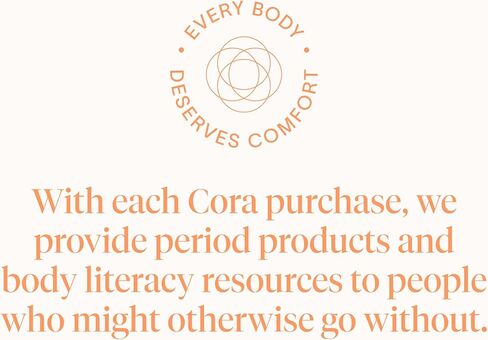 Cora Organic Cotton Non-Applicator Tampons Multipack (18 Regular, 18 Super Non-Applicator Tampons) in Saudi Arabia