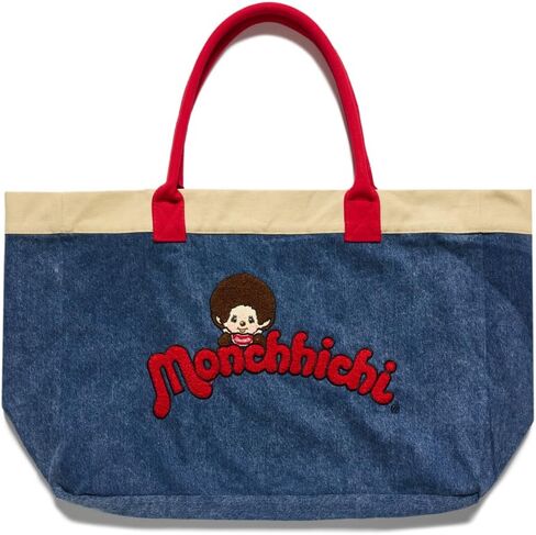 Samii Ryan Monchhichi Denim Tote Bag, Blue in Saudi Arabia