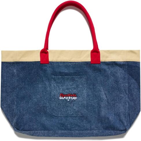 Samii Ryan Monchhichi Denim Tote Bag, Blue in Saudi Arabia