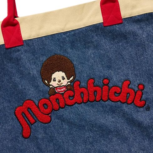 Samii Ryan Monchhichi Denim Tote Bag, Blue in Saudi Arabia