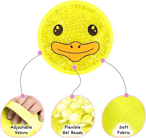 Ice Packs for Injuries Reusable 2 Packs Cold or Warm Compress Cold Packs for Injuries with Strap for Neck Head Fever Wisdom Teeth Recovery First Aid 4.9 Inch in Saudi Arabia