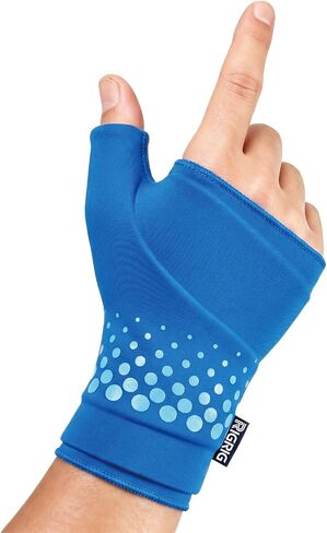 Thumb Wrist Ice Pack Wrap, Reusable Thickened Gel Pad with Long-Lasting Hot Cold Therapy for Carpal Tunnel Relief, Arthritis Pain, Post-Workout, Post-Surgery & Computer Overuse Recovery, Blue, S/M in Saudi Arabia
