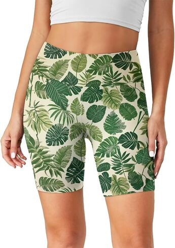 Biker Shorts Women Tummy Control Butterfly Soft Workout Shorts Butt Lifting Booty Shorts High Waisted Running Short in Saudi Arabia