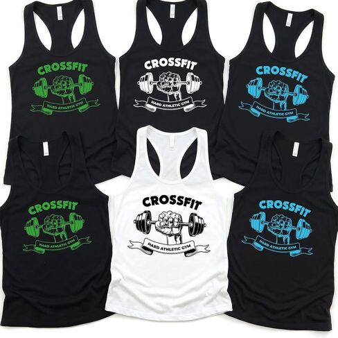 Custom Racerback Tank Tops for Women and Men, Personalized Workout Gym Tank Top, Create Your Own Tank with Logo, Photo, Text or Image, Fitness, Yoga, Summer Beach Athletic Tanktop for Adults in Saudi Arabia