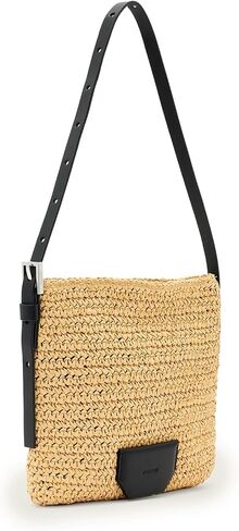 AllSaints Asha Paper Mini Bag W671XD Natural One Size in Saudi Arabia
