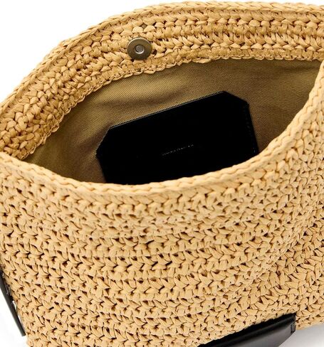 AllSaints Asha Paper Mini Bag W671XD Natural One Size in Saudi Arabia