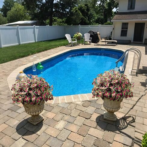Artificial Plants Outdoor, 5 Bundles Faux Coleus Plants UV Resistant Fake Silk Greenery Leaves with Stems for Outside Front Porch Patio Garden Planter Decoration (Red) in Saudi Arabia