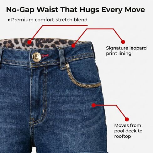 شورت Apple Bottoms من قماش الدنيم بجيب التفاح للنساء ذوات القوام الممتلئ، شورت منخفض الارتفاع قابل للتمدد مع خصر بدون فجوة in Kuwait