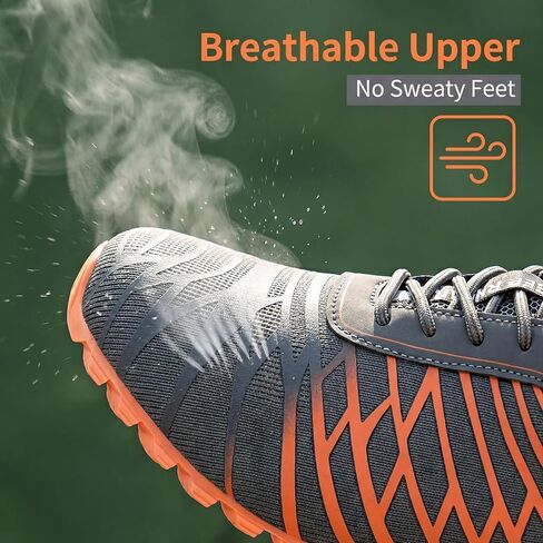 MAIZUN Men's Trail Running Shoes Mens Breathable Non-Slip Hiking Shoes in Saudi Arabia