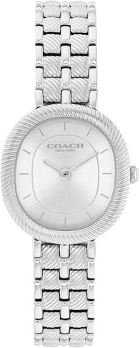 COACH Harlow Women’s Quartz Analog Watch - Bracelet, Modern Versatile Timepiece, Oval Case - Gift for Her 23.8mm in Kuwait