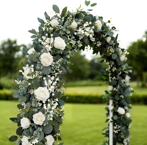 Consevisen 120 Pcs Eucalyptus Stems Artificial Flowers, 5 Kinds Mixed Faux Eucalyptus Leaves Greenery Stems Bulk for Wedding Bouquet, Table Centerpieces, Vase Floral Arrangements, Farmhouse Home Decor in Saudi Arabia