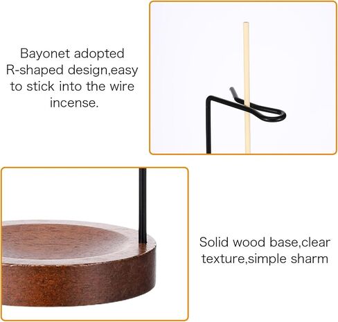 Gjinxi Incense Holder for Sticks, Anti-Ash Flying Incense Burner Incense Stick Holder for Yoga Spa Meditation Home Decor in Kuwait