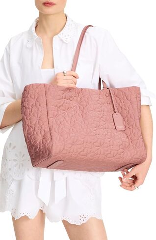 kate spade new york Tilly Quilted Fabric Large Tote in Kuwait