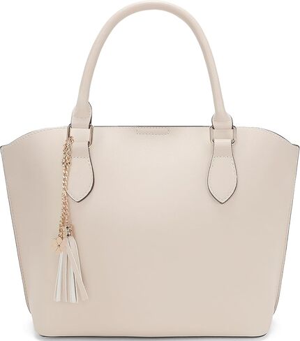 GEMIU Leather Tote Bag for Women Medium Satchel Handbag with Detachable Crossbody Strap Everyday Shoulder Purse in Saudi Arabia