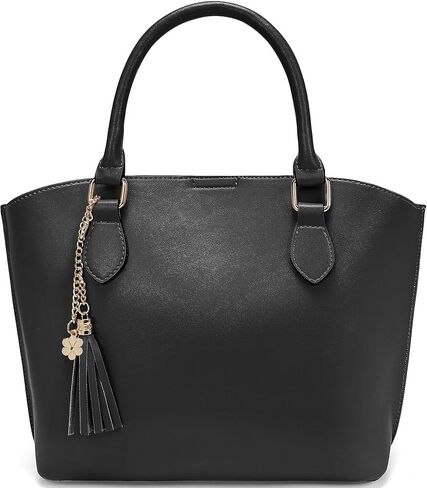 GEMIU Leather Tote Bag for Women Medium Satchel Handbag with Detachable Crossbody Strap Everyday Shoulder Purse in Saudi Arabia