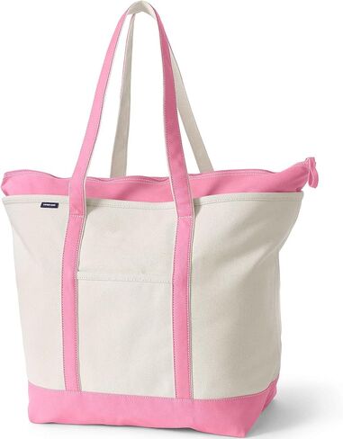 Lands' End Zip Top Canvas Tote Bag in Saudi Arabia