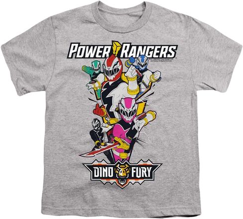 Power Rangers: Dino Fury Group Action Toddler Little Boys T Shirt in Kuwait