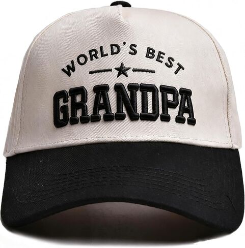 Grandpa Trucker Hat, Promoted to Grandpa 2026,Embroidered Adjustable Cotton Grandfather Baseball Cap Black in Saudi Arabia