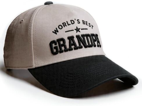 Grandpa Trucker Hat, Promoted to Grandpa 2026,Embroidered Adjustable Cotton Grandfather Baseball Cap Black in Saudi Arabia