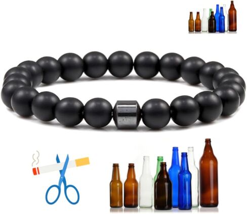 72ore Anti Smoking Bracelet Anxiety Relief Items Stop Smoking Support Bracelet Healing Energy Beads Bracelets for Men Women in Kuwait