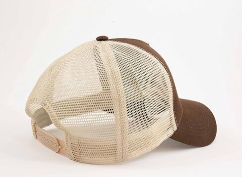 Lapland Trucker Cap, Dark Brown with Mesh Beige, One Size in Saudi Arabia