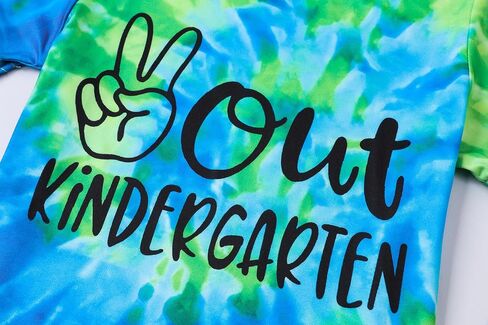 Kindergarten Graduation Shirt for Girls Boys Peace Out Kindergarten Tee Kids Last Day of School Outfit 4-8 Years in Saudi Arabia