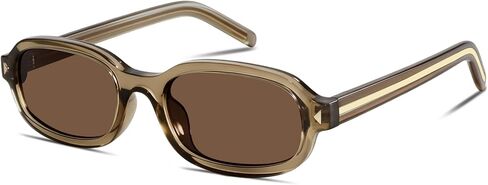 BOTEN Retro Rectangular Sunglasses for Women 90s Small Square Sun Glasses Cute Chic Narrow Sunnies in Saudi Arabia
