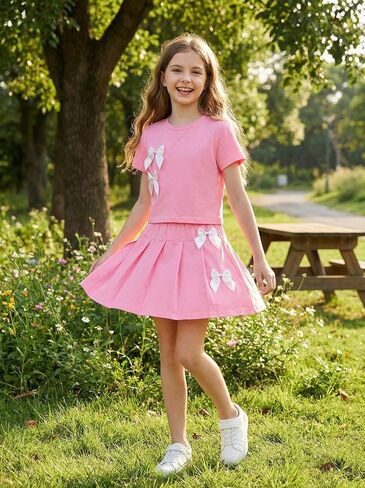 5511 skirt set for girls in Saudi Arabia