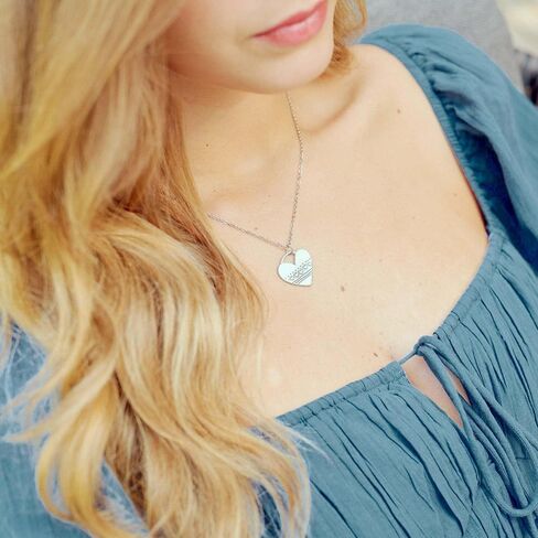 LISA LEONARD DESIGNS Pewter Row of Hearts Pendant Necklace Handcrafted Artisan Jewelry 18 Inch Stainless Steel Chain Love Heart Charm Gift for Women Birthday Anniversary Mothers Day in Saudi Arabia