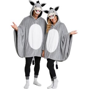 Donkey Costume Adult, Cloak Cape Halloween Animal Cosplay Hoodie in Saudi Arabia