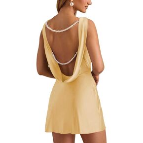 Satin Backless Homecoming Dresses with Pearls Short Corset Mini Formal Cocktail Dress in Saudi Arabia