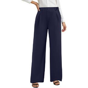 Womens Dress Pants High Waisted Office Pants for Bussiness Work Straight Leg Trousers Tummy Control in Saudi Arabia