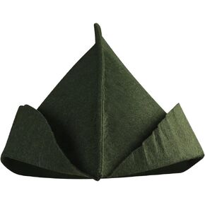 Anime Cosplay Costume Hood Felt Cap Hat Elf Cosplay Green Headwear Accessories Outfit Prop in Saudi Arabia