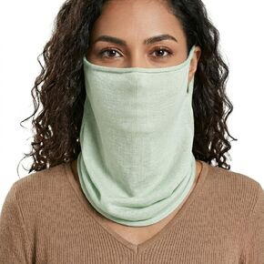 100% Hemp Linen Neck Gaiter for Men Women, Face and Neck Cover for Hot Weather Sun in Saudi Arabia