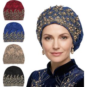 4pcs Turban Headwear Beanie for Women in Saudi Arabia