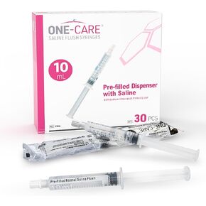 ONE-CARE 0.9% Sodium Chloride, Flush Dispenser, 10 mL – One-Time Use, Individually Wrapped, Ready-to-Use, 30pcs/Box in Saudi Arabia