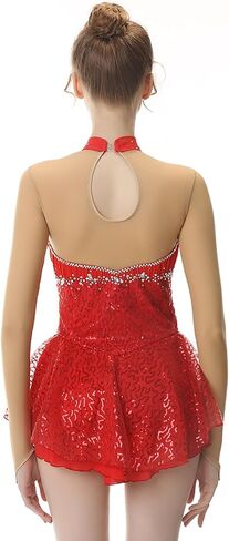 Figure Skating Dress Classic Girl Women Long Sleeve Competition Wear Performance Training Clothing in Saudi Arabia