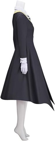 iSHOWcos Women's Maka Albarn Cosplay Costume Coat Vest Skirt School Uniform Suit Halloween Outfit in Saudi Arabia
