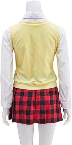 iSHOWcos Women's Maka Albarn Cosplay Costume Coat Vest Skirt School Uniform Suit Halloween Outfit in Saudi Arabia