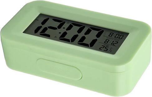 Alarm Clock,Electronic Clock Temperature Version Clock Student Alarm Clock Silent Creative Digital Gift Green 109 Clock Parts in Kuwait