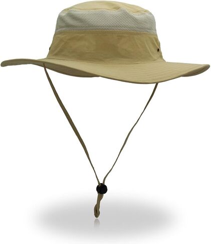 Qhome Unisex Outdoor Lightweight Breathable Waterproof Bucket Wide Brim Hat - UPF 50+ Sun Protection Sun Hats Shade in Saudi Arabia