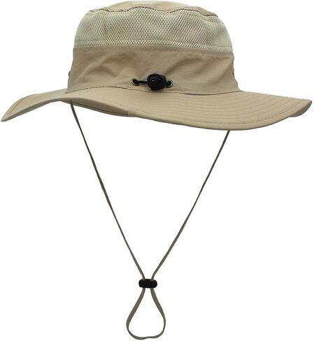 Qhome Unisex Outdoor Lightweight Breathable Waterproof Bucket Wide Brim Hat - UPF 50+ Sun Protection Sun Hats Shade in Saudi Arabia