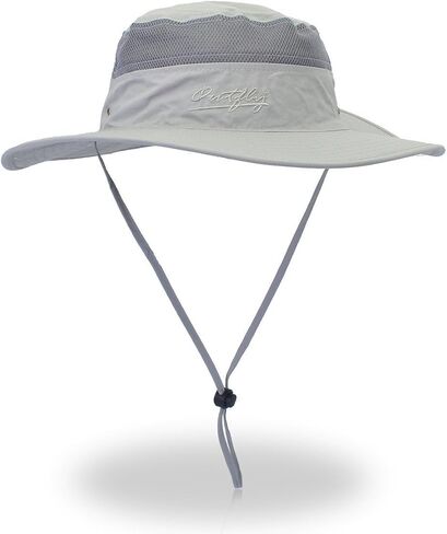Qhome Unisex Outdoor Lightweight Breathable Waterproof Bucket Wide Brim Hat - UPF 50+ Sun Protection Sun Hats Shade in Saudi Arabia