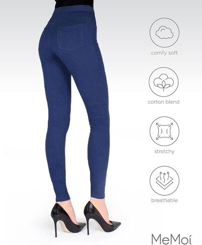 MeMoi Pants-Style Cotton Blend Leggings in Kuwait