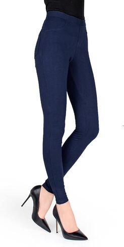 MeMoi Pants-Style Cotton Blend Leggings in Kuwait