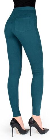 MeMoi Pants-Style Cotton Blend Leggings in Kuwait
