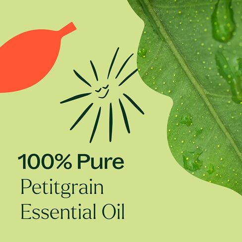 زيت بيتيتجرين العطري من بلانت ثيرابي 10 مل (1/3 أونصة) نقي 100%، غير مخفف، علاج عطري لتخفيف التوتر، ودعم الجهاز الهضمي، والعناية بالبشرة in Kuwait