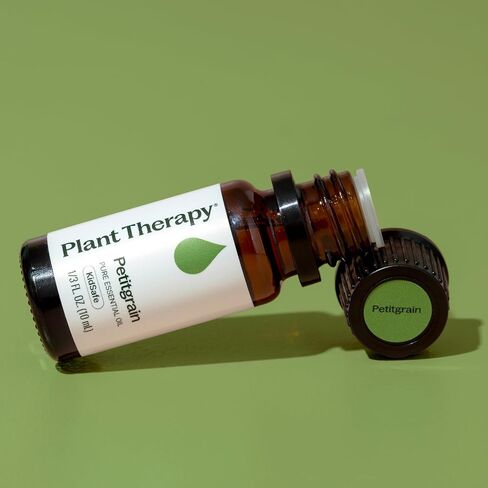 زيت بيتيتجرين العطري من بلانت ثيرابي 10 مل (1/3 أونصة) نقي 100%، غير مخفف، علاج عطري لتخفيف التوتر، ودعم الجهاز الهضمي، والعناية بالبشرة in Kuwait