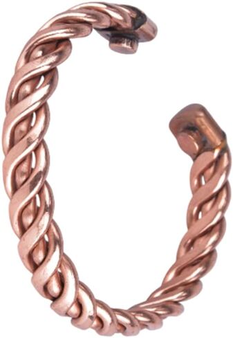 Tibetan Copper Bracelet for Men and Women – Adult Solid Copper Twisted Cuff Bracelet, Adjustable Open Bangle, Unisex Handmade Metal Jewelry for Daily Wear, Wrist Accessory and Gifting in Saudi Arabia
