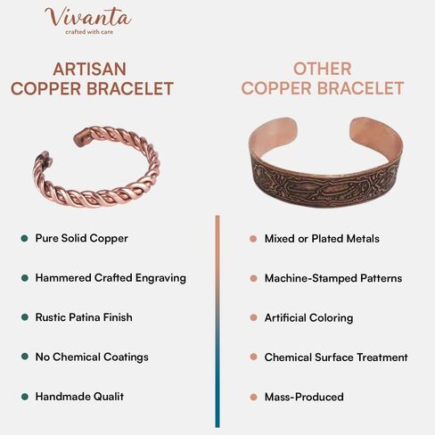 Tibetan Copper Bracelet for Men and Women – Adult Solid Copper Twisted Cuff Bracelet, Adjustable Open Bangle, Unisex Handmade Metal Jewelry for Daily Wear, Wrist Accessory and Gifting in Saudi Arabia